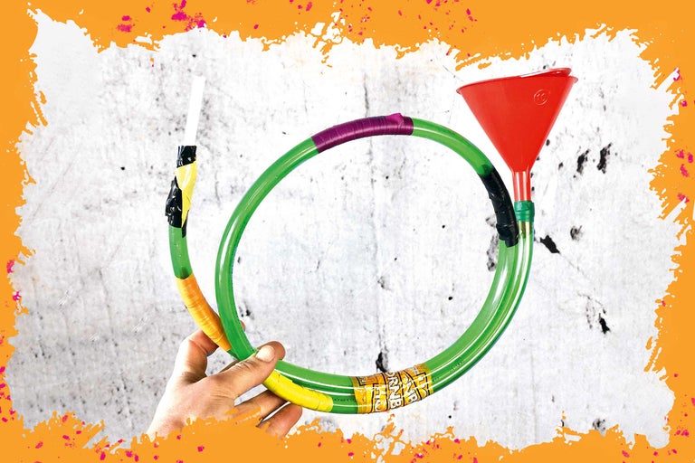 Trichter Trinkschlauch für Partyspiele