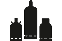 Symbol für Gasflaschen