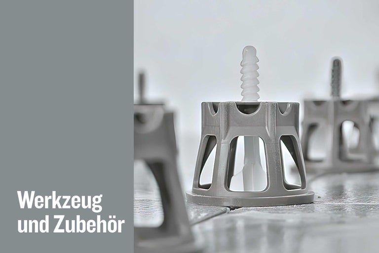 Fliesen Nivelliersystem mit Gewindeeinsatz