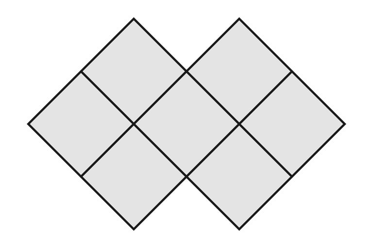 Grafisches Muster aus Quadraten