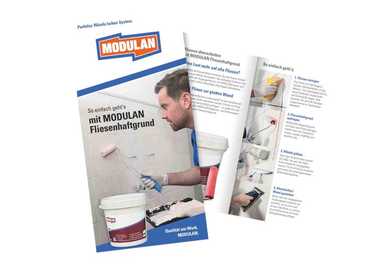 MODULAN Fliesenhaftgrund Produktinformation für die Fliesenbearbeitung