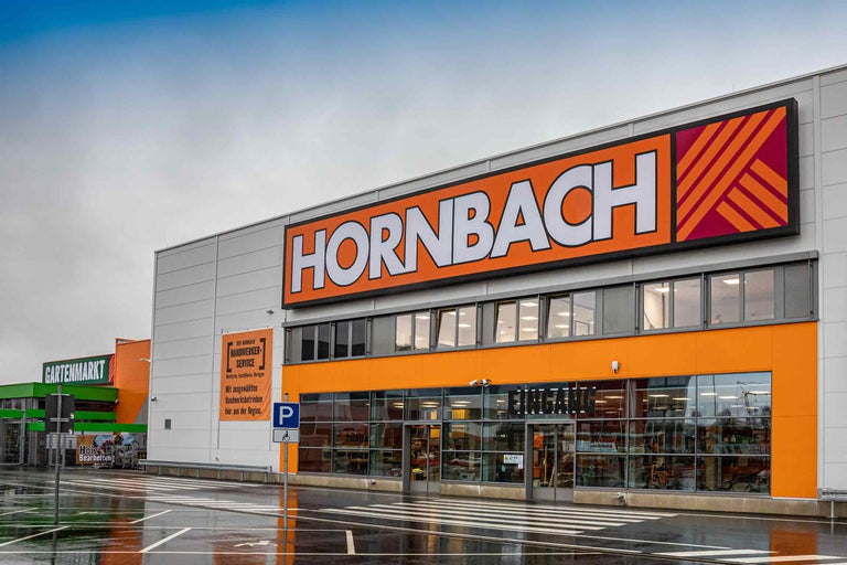 Hornbach Baumarkt Gebäudeansicht