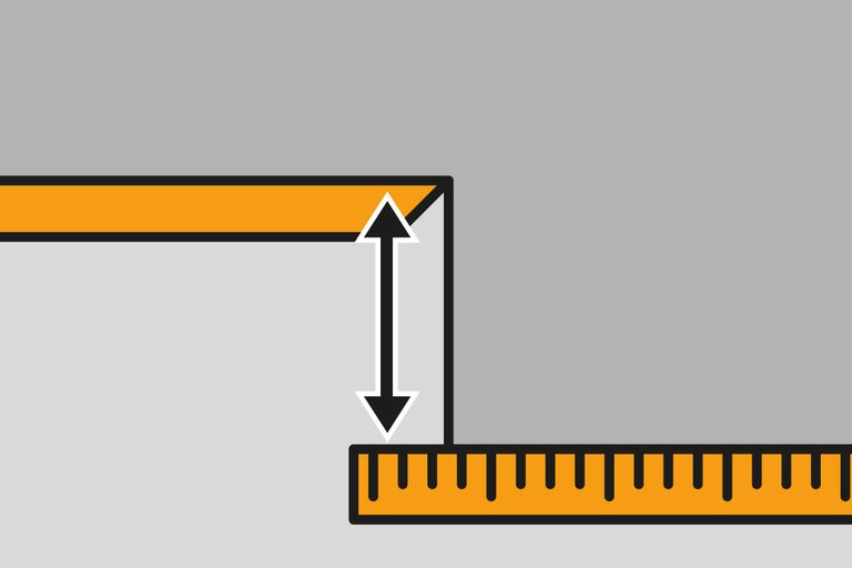 Symbol für Höhenmessung