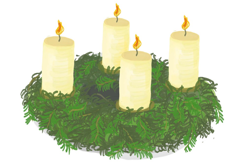 Adventskranz Klassisch Adventskranz Klassisch