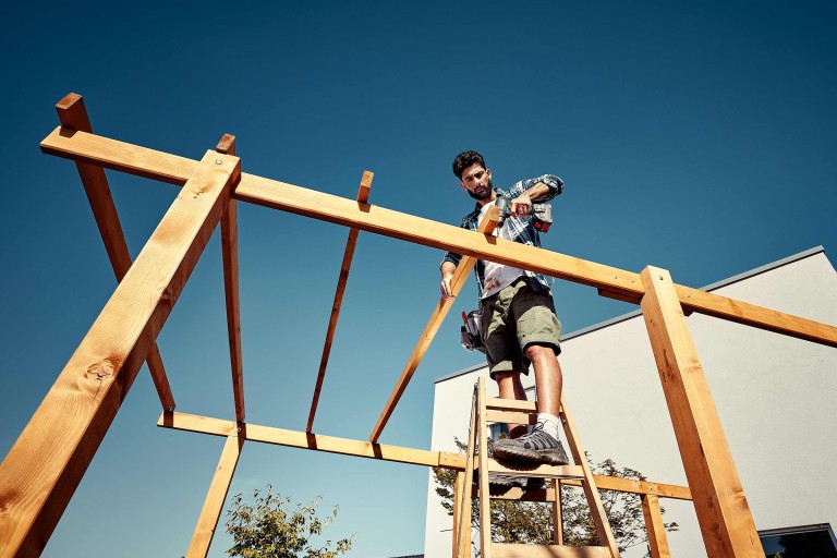 Terrassenüberdachung selber bauen