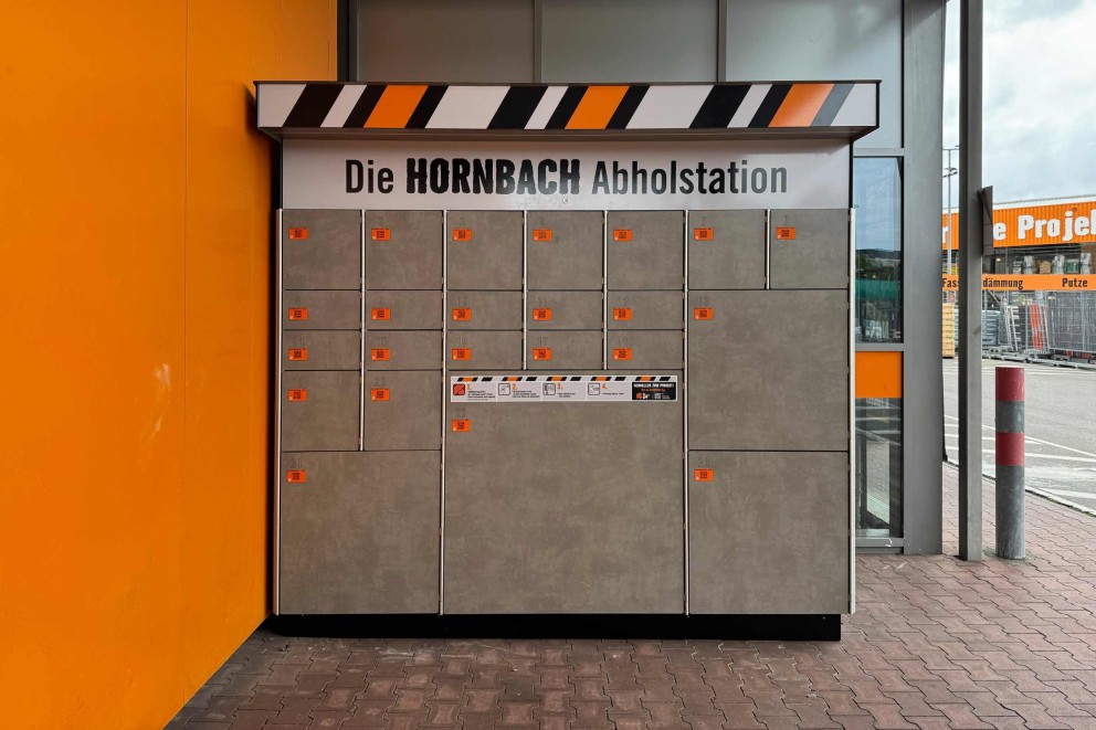 Hornbach Abholstation zur Selbstabholung von Bestellungen