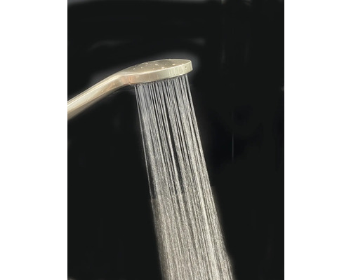 Handbrause mit laufendem Wasser