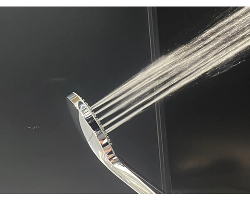 Handbrause im Betrieb mit mehreren Wasserstrahlen