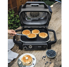 Ninja Woodfire Outdoor Elektrogrill Heißluftfritteuse Airfryer Smoker Räucherbox, 6 Kochfunktionen, 2,4 kW Modell OG701