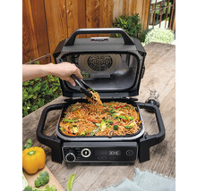 Ninja Woodfire Outdoor Elektrogrill Heißluftfritteuse Airfryer Smoker Räucherbox, 6 Kochfunktionen, 2,4 kW Modell OG701