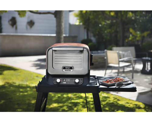 Ninja Woodfire Elektrogrill im Außenbereich