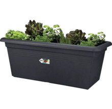 Pflanzkübel elho Green Basics XXL Kunststoff 80x39x34 cm anthrazit