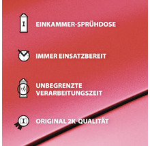 Car-Rep Sprühlack 2K hochglänzend RAL 9010 reinweiß 500 ml