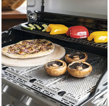 Gasgrill Nexgrill 4B Evolution schwarz 4 Brenner 3,23 kW Grillfläche 44x64 cm + Seitenbrenner inkl. Ablage, Deckelthermometer, Fettauffangschale, Grillbesteckhalter, Seitentisch, Warmhalterost