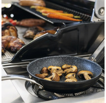 Gasgrill Nexgrill 4B Evolution schwarz 4 Brenner 3,23 kW Grillfläche 44x64 cm + Seitenbrenner inkl. Ablage, Deckelthermometer, Fettauffangschale, Grillbesteckhalter, Seitentisch, Warmhalterost