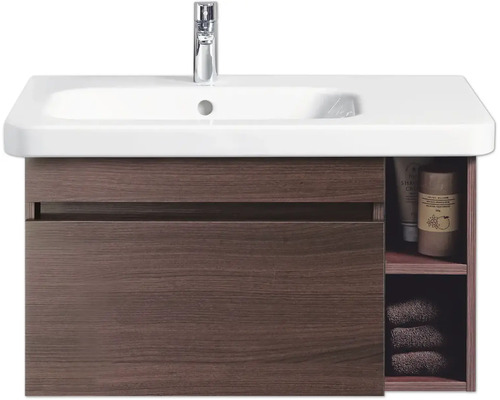 Waschtischunterschrank mit Waschbecken und Armatur