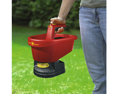 Wolf Garten Streuwagen zum Ausbringen von Saatgut oder Dünger