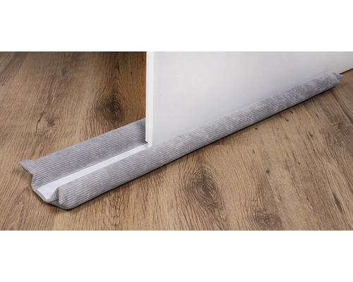 Zugluftstopper Cord Zwilling grau anthrazit schwarz 80x14 | HORNBACH