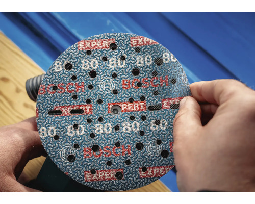 Bosch Expert Schleifpapier mit Körnung 80 für Schleifgeräte