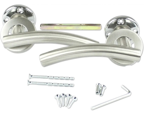 Türdrückergarnitur mit Befestigungsmaterial