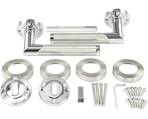 Rosettengarnitur BB Lilja Edelstahl Bicolor | HORNBACH