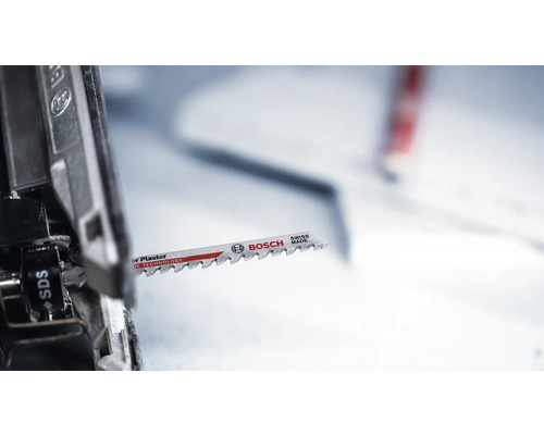 Bosch Stichsägeblatt für Gips im Einsatz