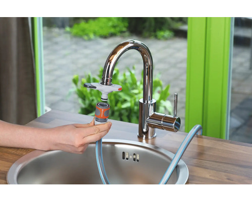 Gardena Wasserhahnadapter zur Verbindung eines Gartenschlauchs mit einem Wasserhahn