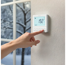 hama Smartes Raumthermostat für Fußbodenheizung Unterputz weiß 176629