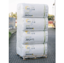 Palette mit Glaswolle-Dämmstoffpaketen Isover Saint Gobain Lanae 039