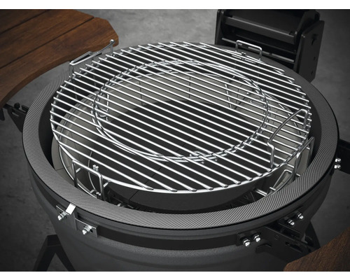 Grill mit rundem Grillrost