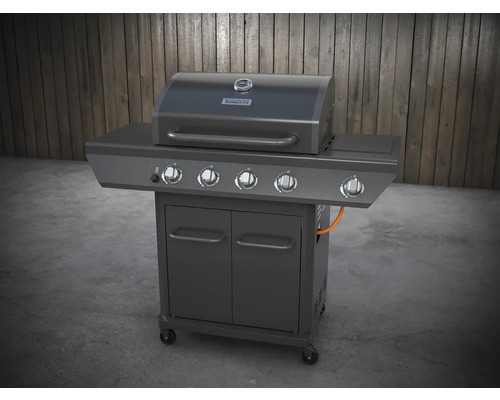 Tenneker Gasgrill mit vier Brennern und Unterschrank