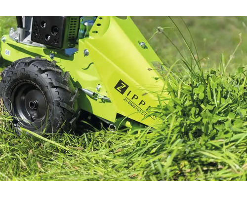 Balkenmäher im Gras, Marke Zipper