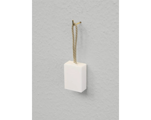 Weißer Lufterfrischer mit Kordel zum Aufhängen