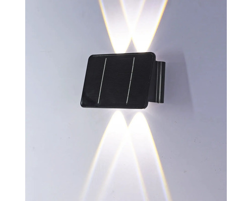 Solarbetriebene Wandleuchte für den Außenbereich