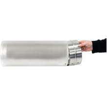 Heizstab mit Edelstahlgehäuse in der Hand