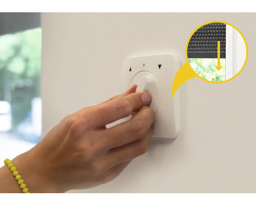 Bedienung eines Rollladens mit einem Schalter