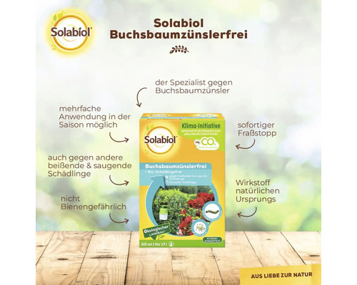 Solabiol Buchsbaumzünslerfrei Schädlingsbekämpfungsmittel
