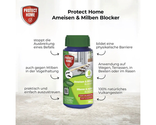 Protect Home Ameisen und Milben Blocker zur Bekämpfung von Ungeziefer
