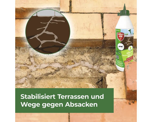 Protect Home Ameisen Nestverschluss Soilic Produkt zur Stabilisierung von Terrassen und Wegen