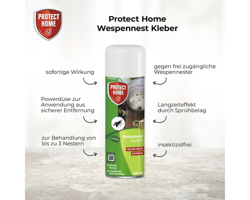 Protect Home Wespennest Kleber zur Behandlung von Wespennestern