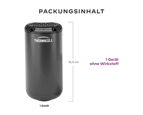 Thermacell Mückenabwehr Gerät, 16,5 cm hoch, ohne Wirkstoff
