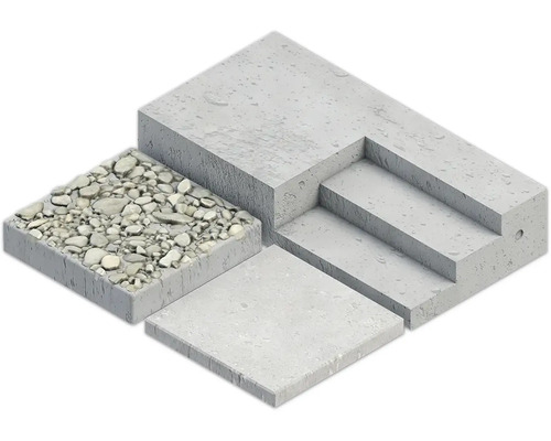 Beton Pflastersteine und Blockstufen für den Gartenbau