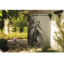 Gartenschrank Telluria Giarmadio 154 x 88 x 193 cm schwarz