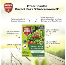Protect Garden Protect MaXX Schneckenkorn FE Produktverpackung zur Bekämpfung von Nacktschnecken an Obst-, Gemüse- und Zierpflanzen