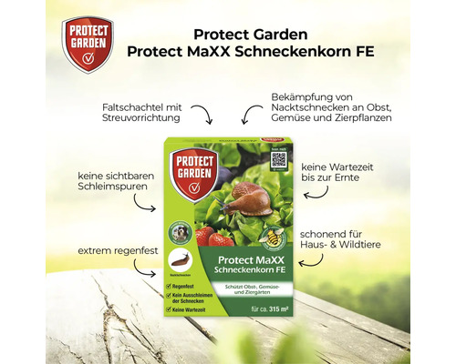Protect Garden Protect MaXX Schneckenkorn FE zur Bekämpfung von Nacktschnecken