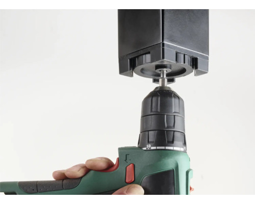 Bohrmaschine mit Treppenmontage-Set