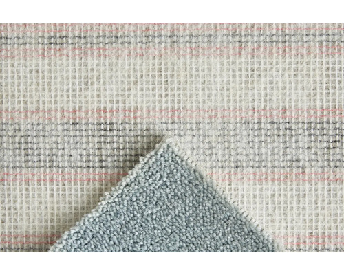 Detailansicht eines Teppichs mit textilem Rücken