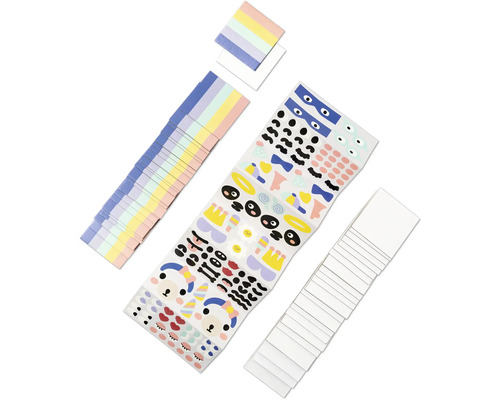 Aufkleber-Set mit verschiedenen Motiven
