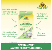 Neudorff Permanent Lavendelduftsäckchen Packung zur zuverlässigen Mottenabwehr