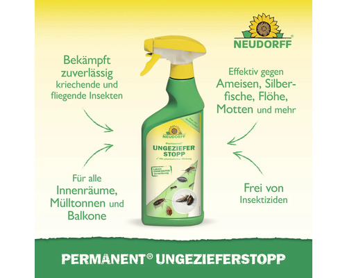 Neudorff Permanent Ungezieferstopp zur Bekämpfung von kriechenden und fliegenden Insekten